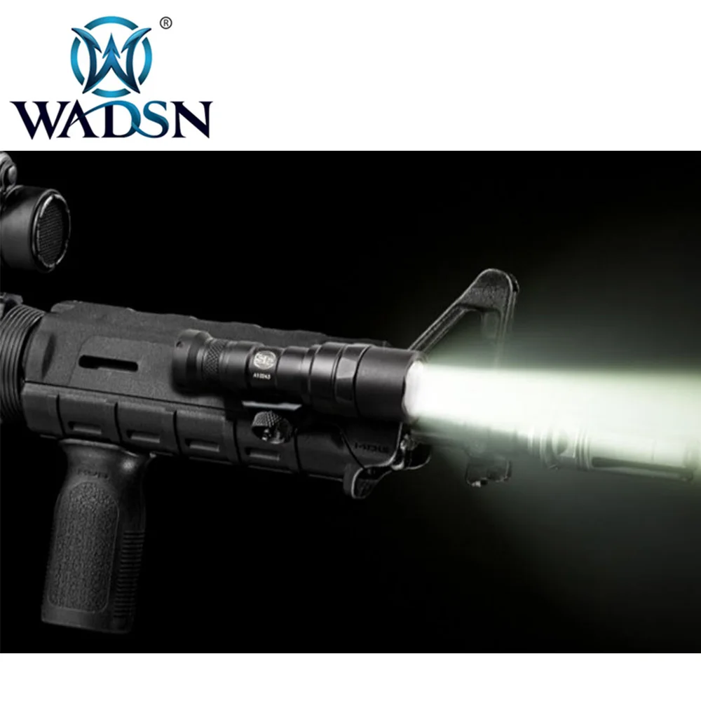 Tática com Dupla Interruptor de Fita Wadsn Softair Scout Lanterna Função M300 Tochas 280 Lumens Arma Caça Luzes Luz M300a 7 tochas 280 lumens arma caça luzes