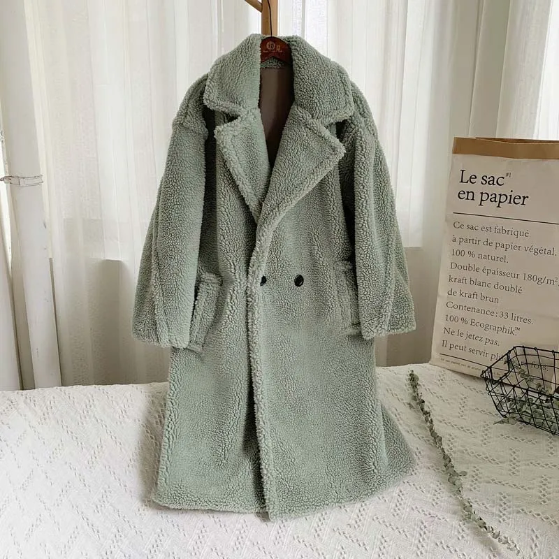 Yeşil Teddy Coat