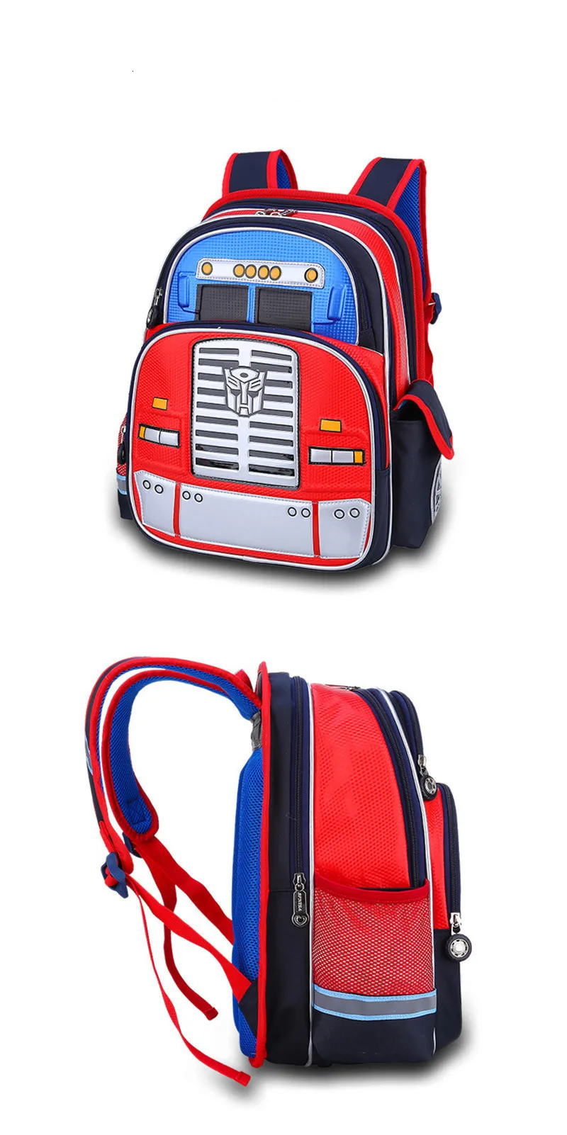 Waterproof backpack Orthopedic Children School Bags for Teenager boys Cartoon Kids School Backpacks Mochila Infantil