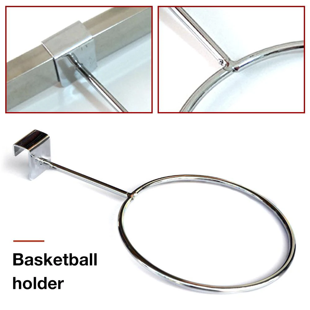 Home Storage Rack Volleyball School Easy Install Durable Soccer Wall Mounted Basketball Display Shop Football Sports Ball Holder