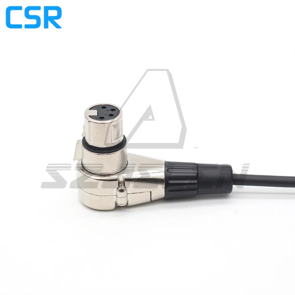 SONY камера Hirose 4pin 12V to Right angle XLR 4pin female для питания адаптер питания кабель питания