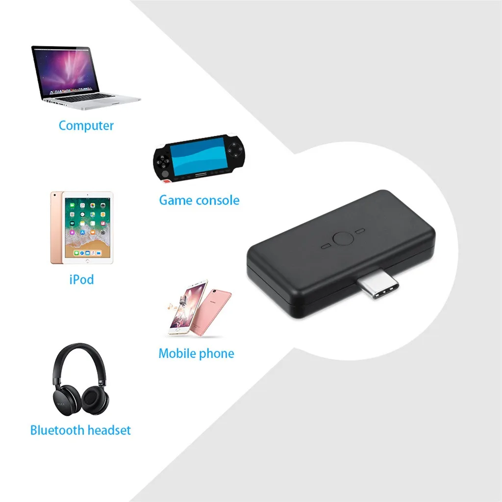 Bluetooth 5,0 USB C Тип C аудио передатчик адаптер для переключателя/LIite для PS4 тип-c интерфейс Bluetooth передатчик