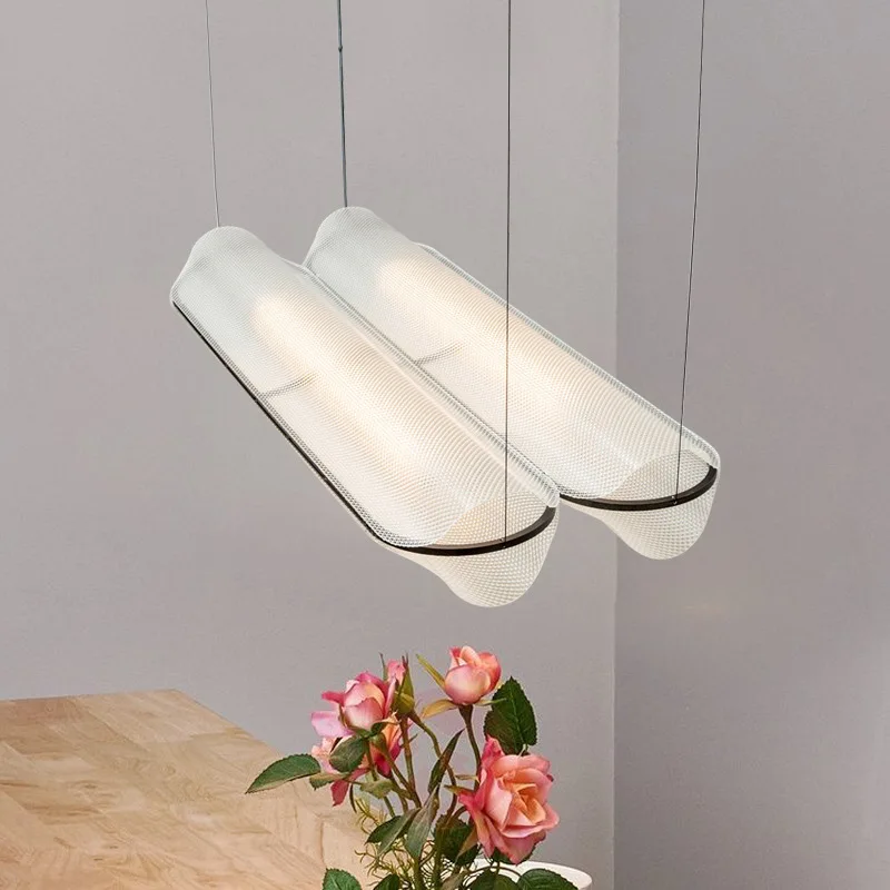 

Nordic luxury designer lamp post modern simple creative living room bedroom dining room long designer Chandelier