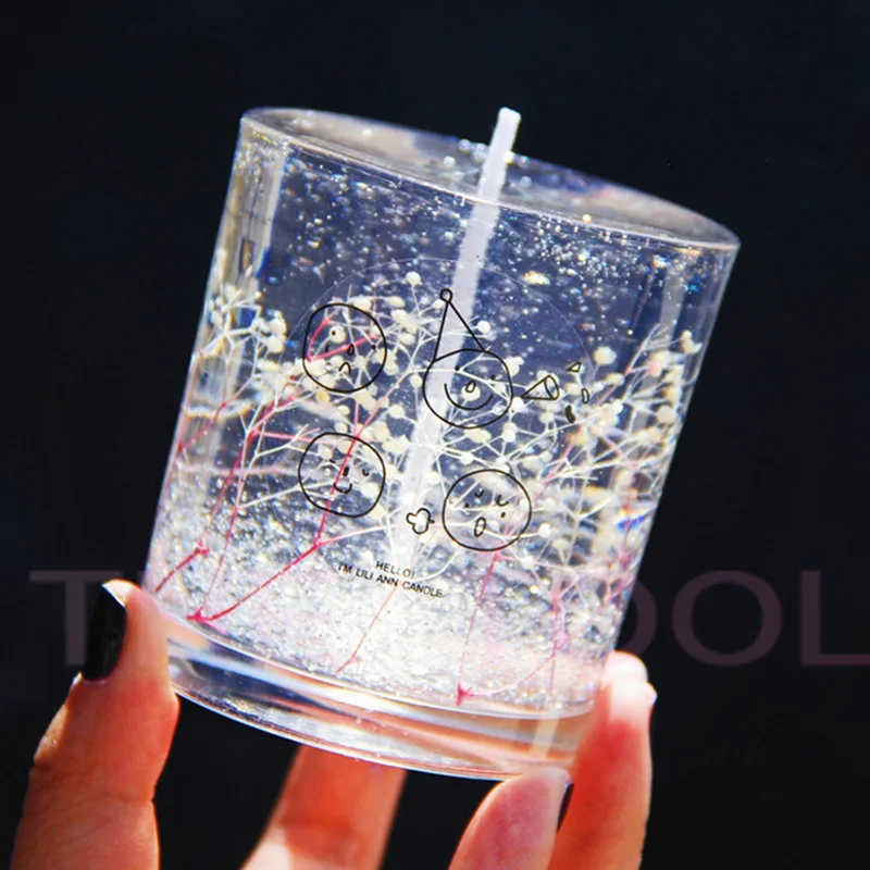 Твердый кристаллический воск 500 г высокая температура плавления Желейный