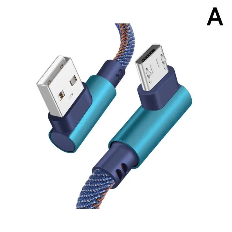 Высококачественный 1/2 м тип-c 90 градусов под прямым углом USB C медный сердечник синхронизации данных 3,1 Android практичный для типа кабельного зарядного устройства Q2Q8