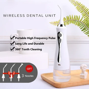 

240ML3 Modes Rechargeable Electric Oral Irrigator Dental Water Flosser Waterproof Teeth Cleaner Floss Tooth Pick IPX5 Waterproof