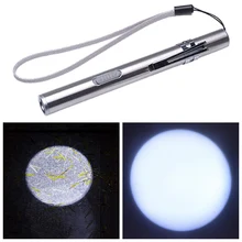 Мини Портативный зарядный USB светодиодный перезаряжаемый светильник вспышка светильник фонарь первая помощь ручка лампа Кемпинг Открытый аварийный инструмент выживания