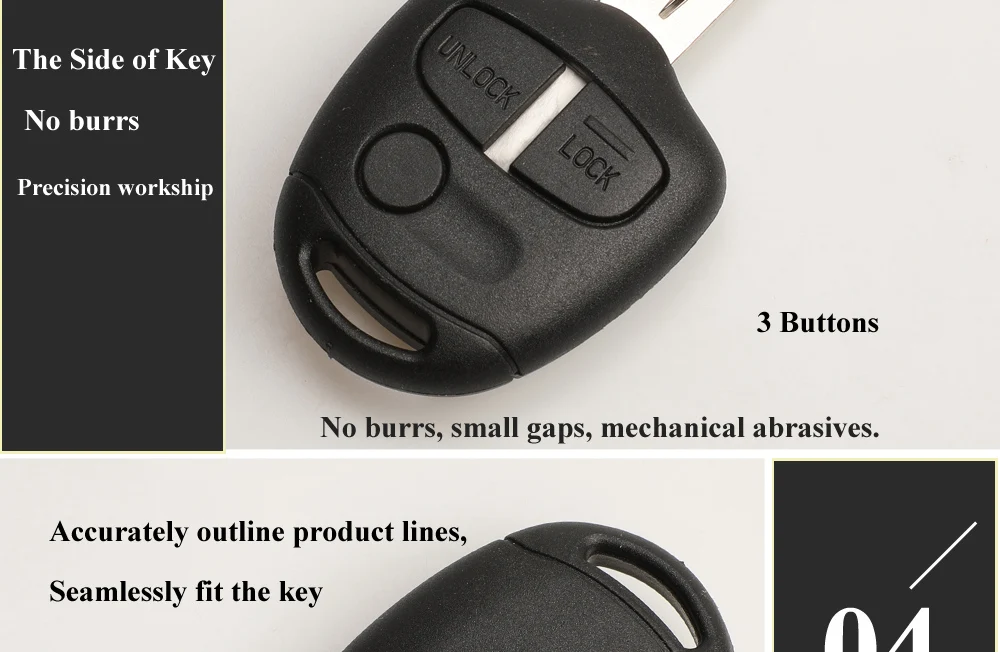 Keyforkess 2/3 Bottoni Auto Chiave A Distanza Vestito per MITSUBISHI Outlander Pajero Triton ASX Lancer Shogun MIT8 MIT11 Lama 433MHz 14 Keyforkess 2/3 Bottoni Auto Chiave A Distanza Vestito per MITSUBISHI Outlander Pajero Triton ASX Lancer Shogun MIT8 MIT11 Lama 433MHz - He2a867b0a4854748bebcd6d099396addg