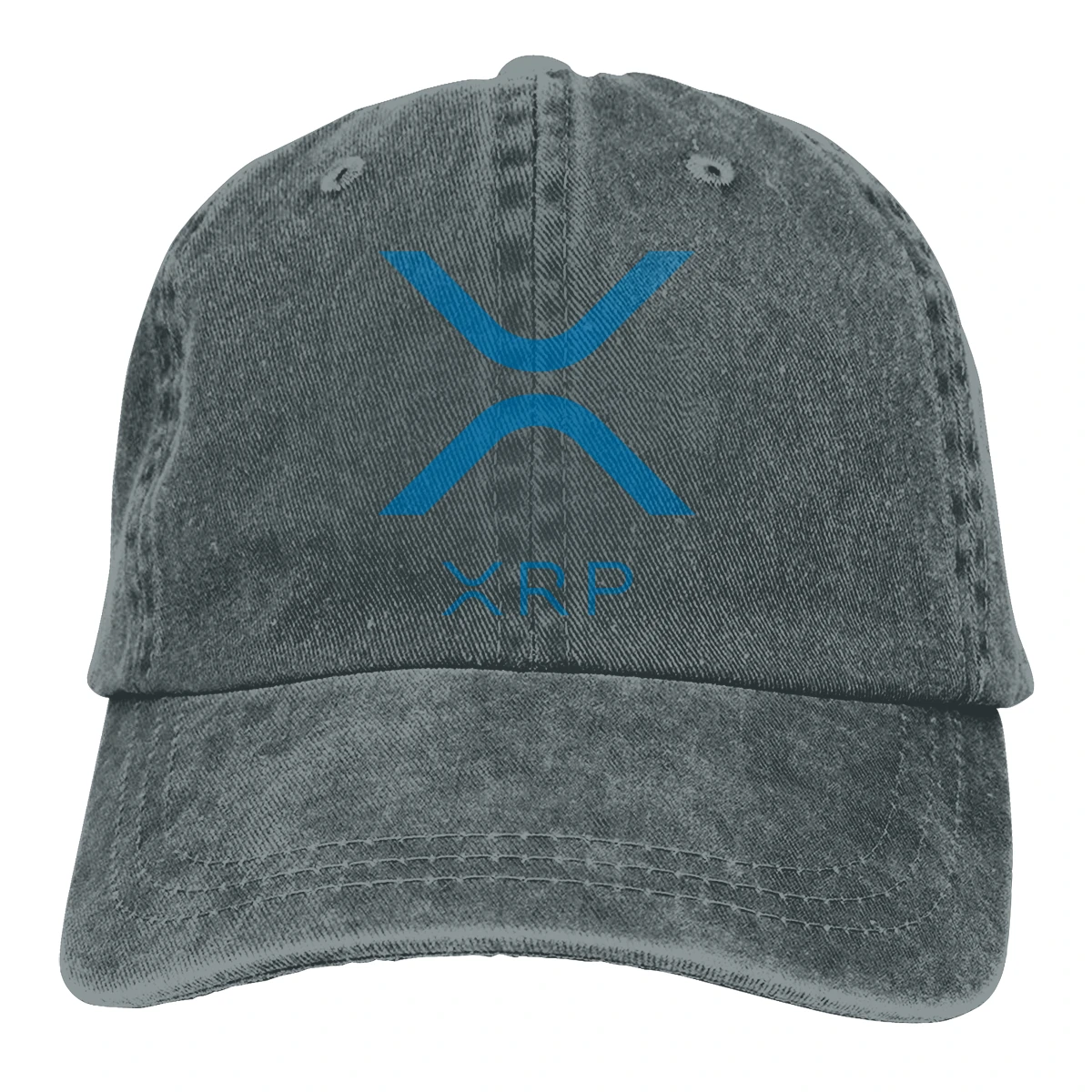 XRP Ripple Casquette Deep Heather Мужская и женская джинсовая бейсболка с ремешком Регулируемая Кепка для гольфа