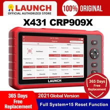 Lançamento x431 crp909x obd2 scanner sistemas completos leitor de código automático wifi ferramenta de diagnóstico obdii eobd ferramenta automotiva pk crp909 mk808
