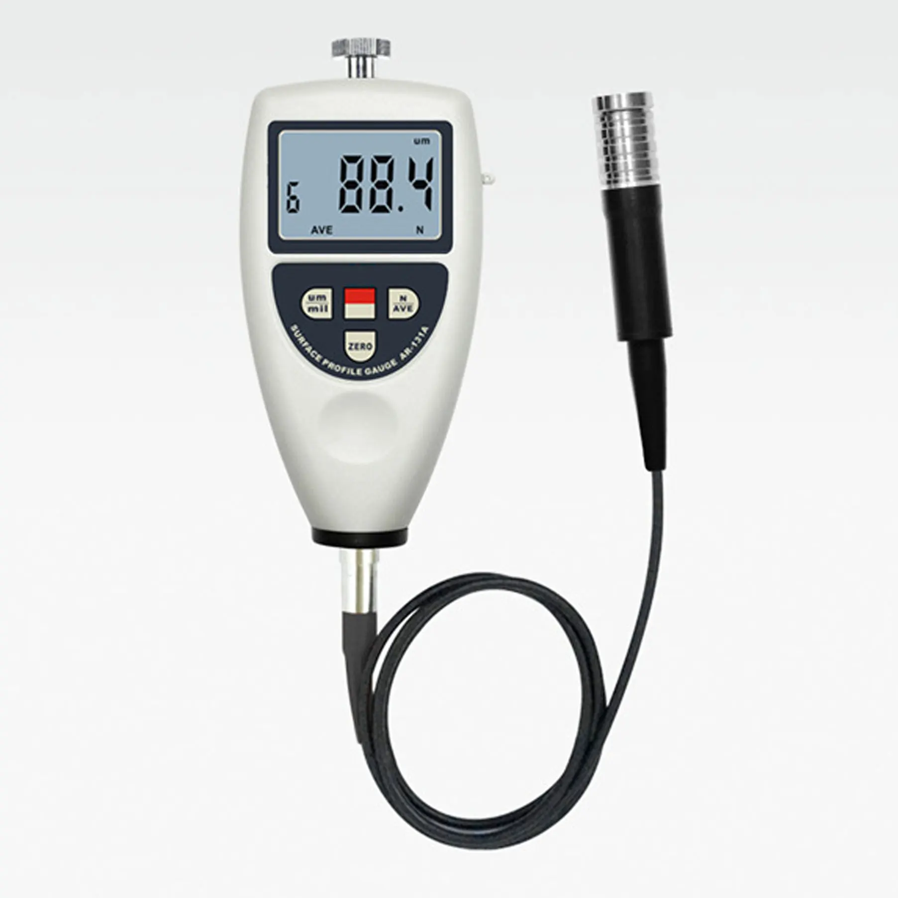 Digital Split Type Surface Profile Gauge AR-131A+ Portable Surface Roughness Tester Meter Measuring Resolution 1 &micro;m (0.1 mils)