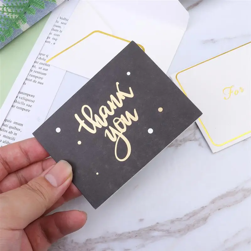  10sets Invitation Card Creative Thanksgiving Cards Greeting Card Paper With Envelopes For Wedding G - 4000330504053