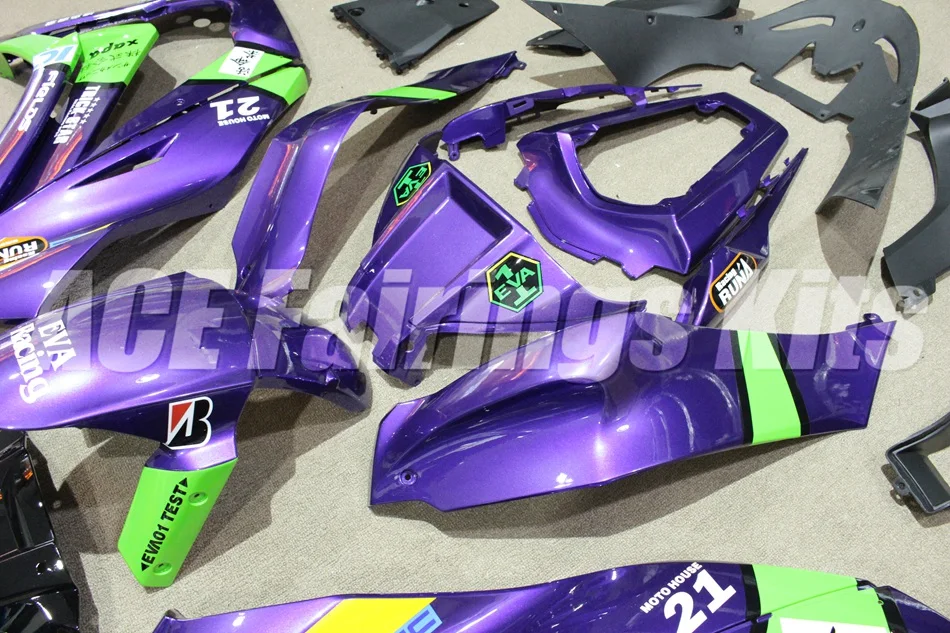 Литьевая форма) ABS полный обтекатель комплект подходит для Kawasaki Ninja ZX-10R ZX10R 2011- 11 12 13 14 15 Обтекатели крутые на заказ
