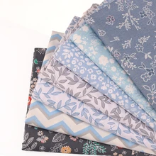 Nanchuang 7 шт./лот цветочный из хлопчатобумажной ткани ткань для пэчворка для рукоделия Швейные материалы для детей 20x25 см