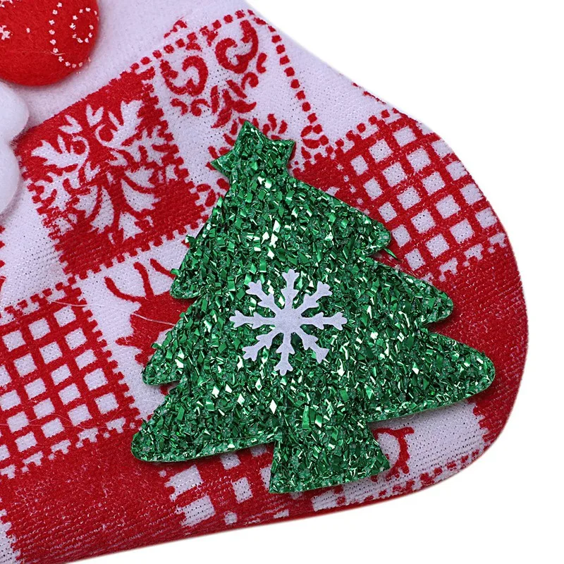 Santa Snowman Pendant Christmas Ornaments New Year Socks Christmas Decorations for Home Merry Christmas Tree Decorations Navidad