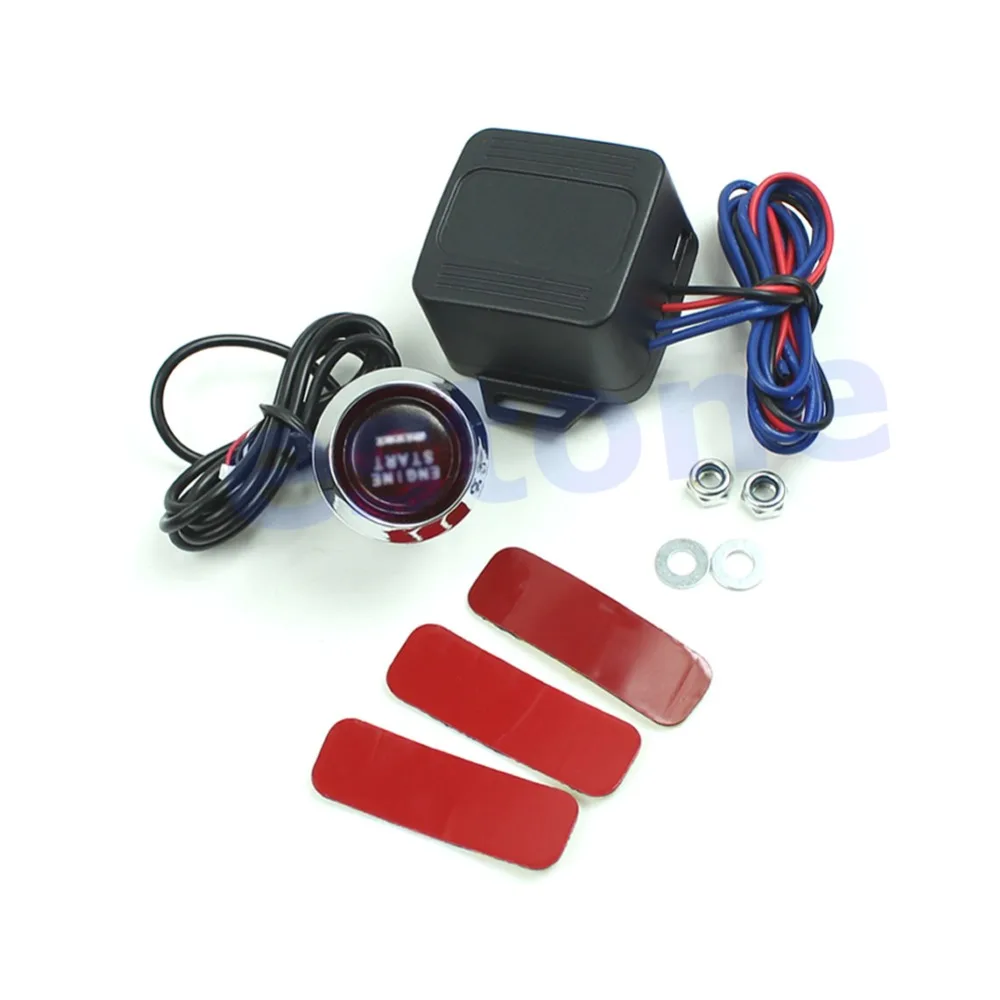 12V Car Engine Start Push Button Switch Ignition Starter Kit Red LED Universal for car accessories 12V Car Engine Start Push Button Switch Ignition Starter Kit Red LED Universal for car accessories