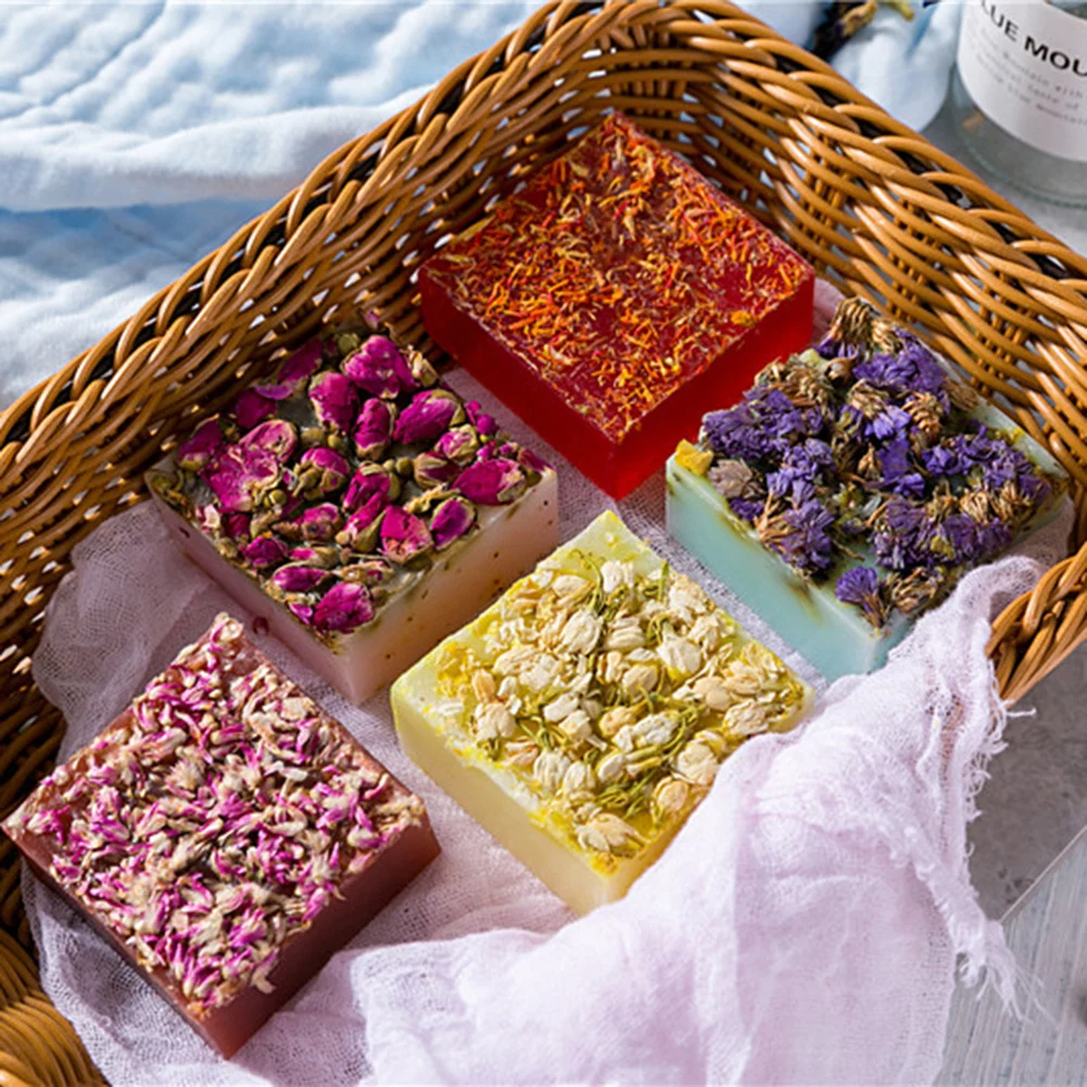 Dry Flower Essential Oil Face Hand Nourishing Skin Care Cleansing Handmade Soap Bath Soap random color Dry Flower Essential Oil Face Hand Nourishing Skin Care Cleansing Handmade Soap Bath Soap random color