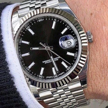 

luxury watch men AAA 40mm automatic mechanical No battery rolexable sweeping DateJUST stainless steel watches 2813 reloj hombre