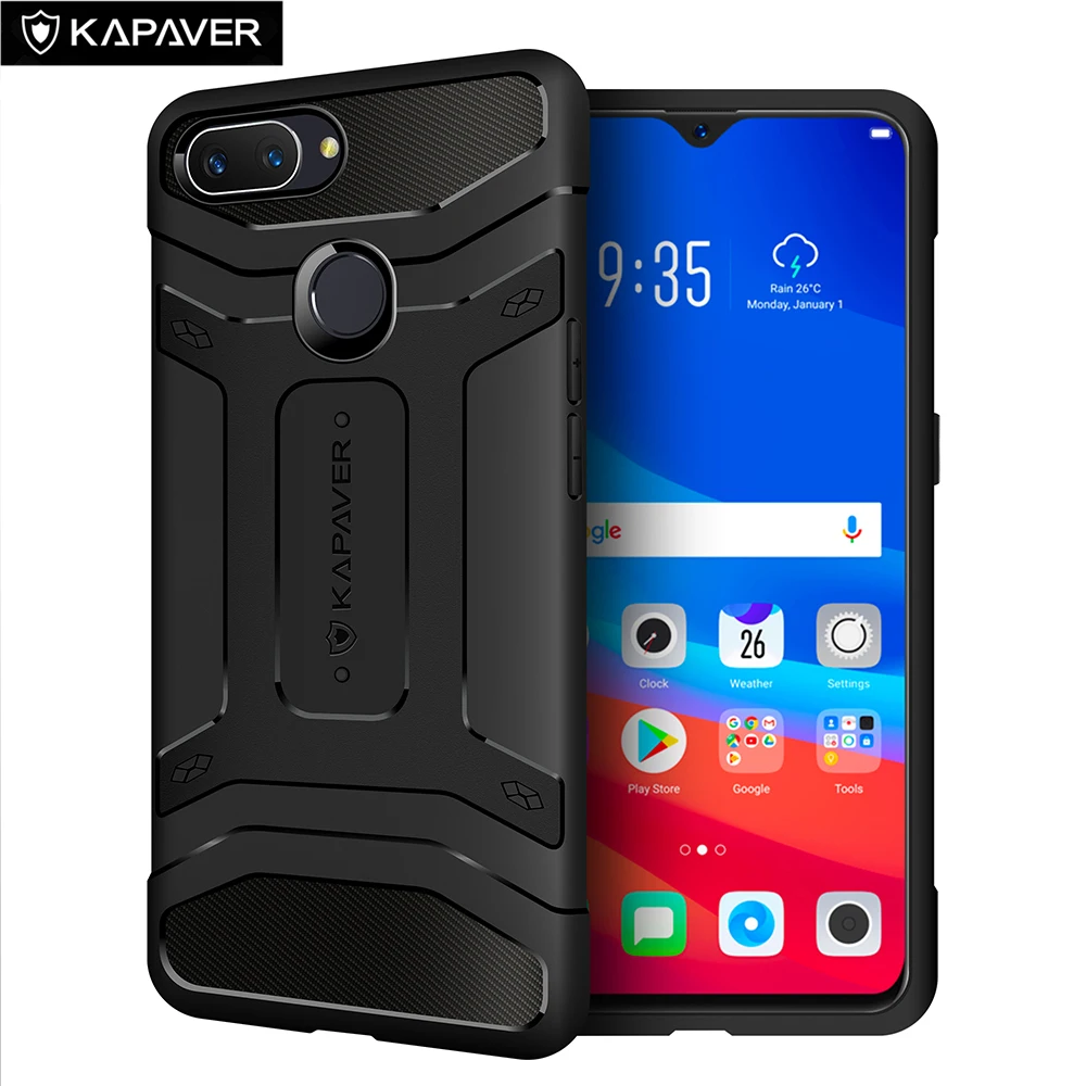 Роскошный Официальный чехол для телефона capaver Oppo RealMe 2 Pro устойчивая защита задняя