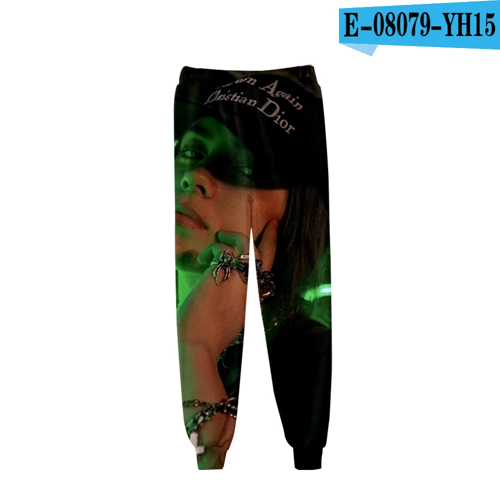 Повседневные брюки Billie Eilish3D, популярные брюки для мужчин и женщин, модные новые осенне-зимние удобные спортивные штаны золотистого цвета с 3D рисунком для мальчиков и девочек - Цвет: 3D pants
