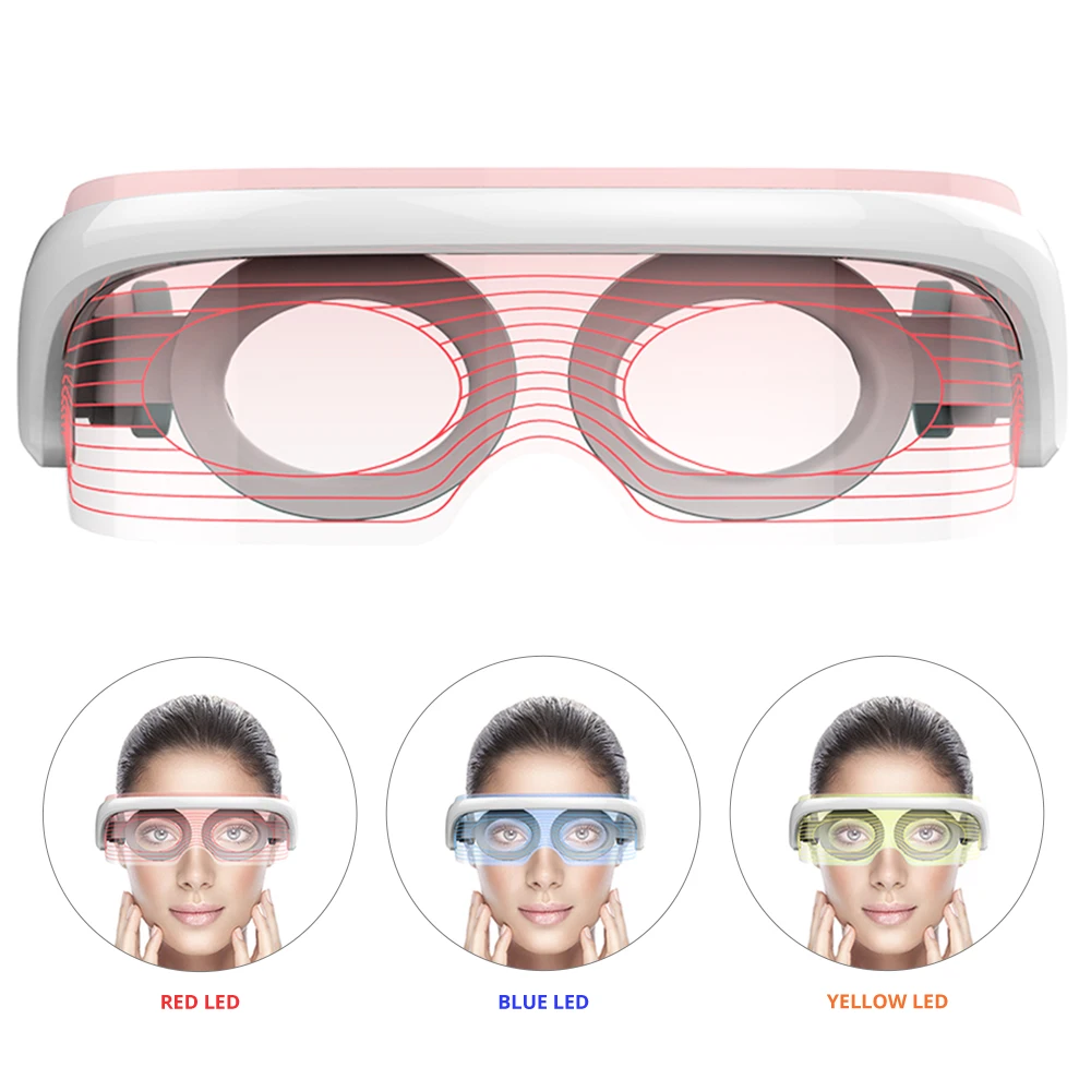 Surebeaty 3 цвета светодиодный фотон светильник терапия Уход за кожей лица машина для