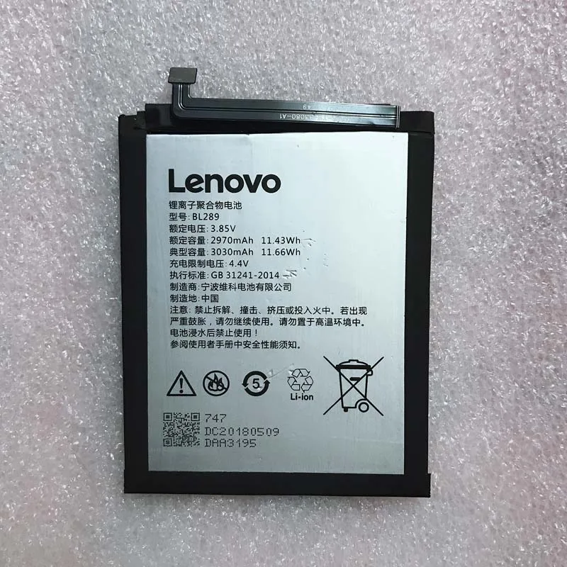 3030 мАч аккумулятор для lenovo K5 Play BL289