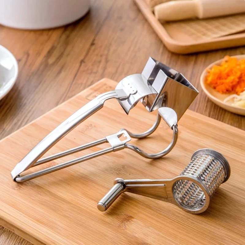 Kitchen Tools Hand Crank Shredder Butter Grater Stainless Steel