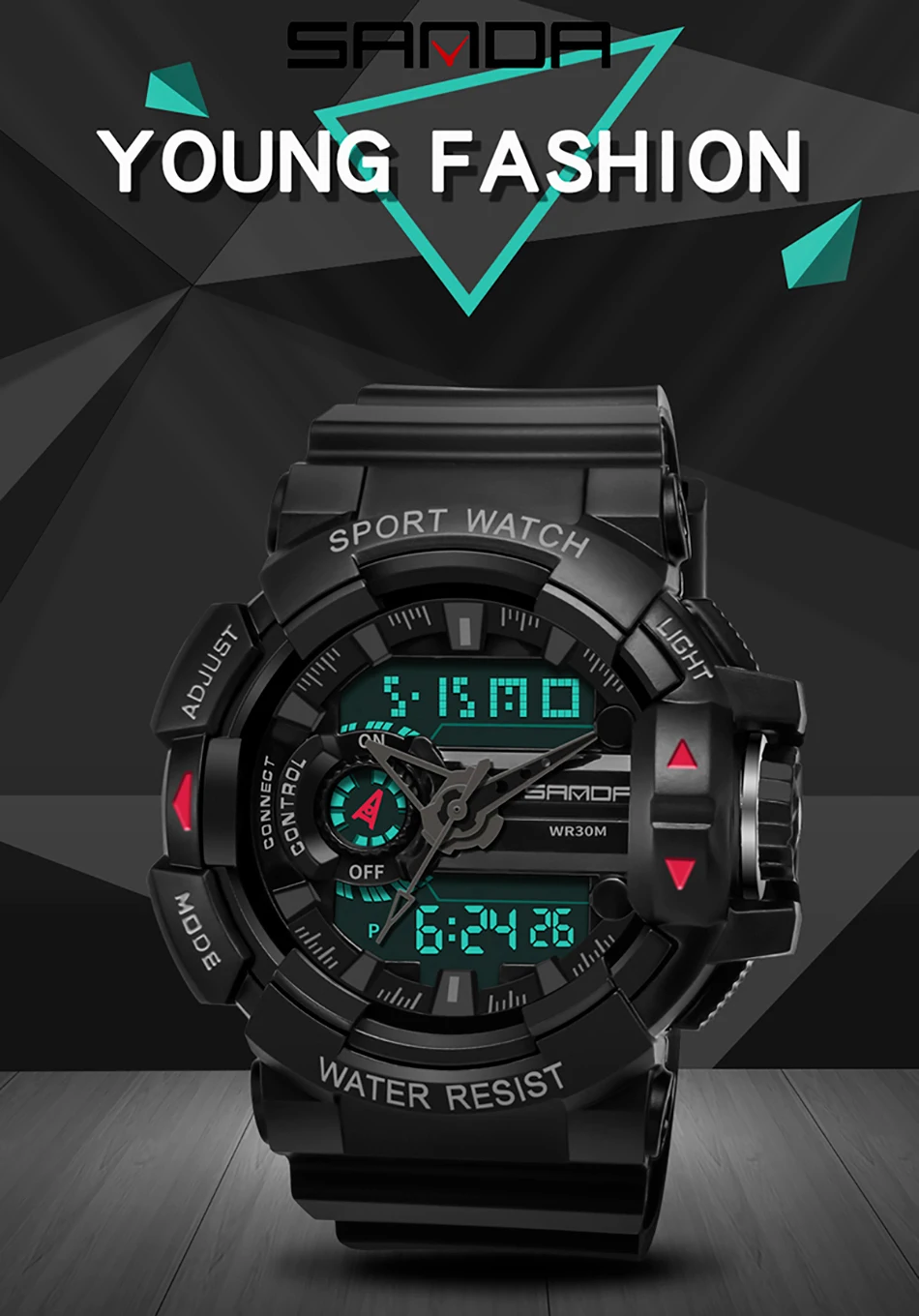SANDA военные мужские часы Топ бренд класса люкс водонепроницаемые спортивные наручные часы модные кварцевые часы мужские часы relogio masculino