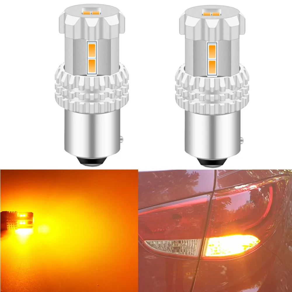 

T20 7440 W21W LED Bulbs Car Driving Lights No Error 1156 BA15S P21W BAU15S PY21W Led Lamp For Turn Signal Light for Audi a3 8p