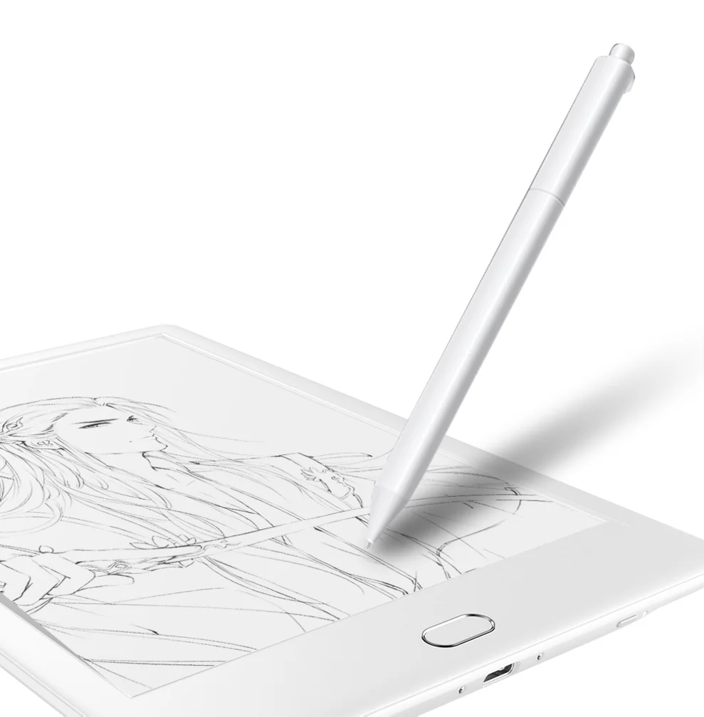 2019 New Arrival Ebook Reader 7.8 inch likebook Muses Android 6. 0 frontlight Octa core 2GB RAM with handwriting feature