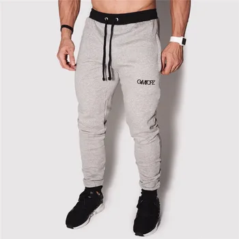 

Men Long Casual Sport Pants Tracksuit Gym Slim Fit Trousers Skinny Jogging Running Joggers Gym Elastic Sweatpants