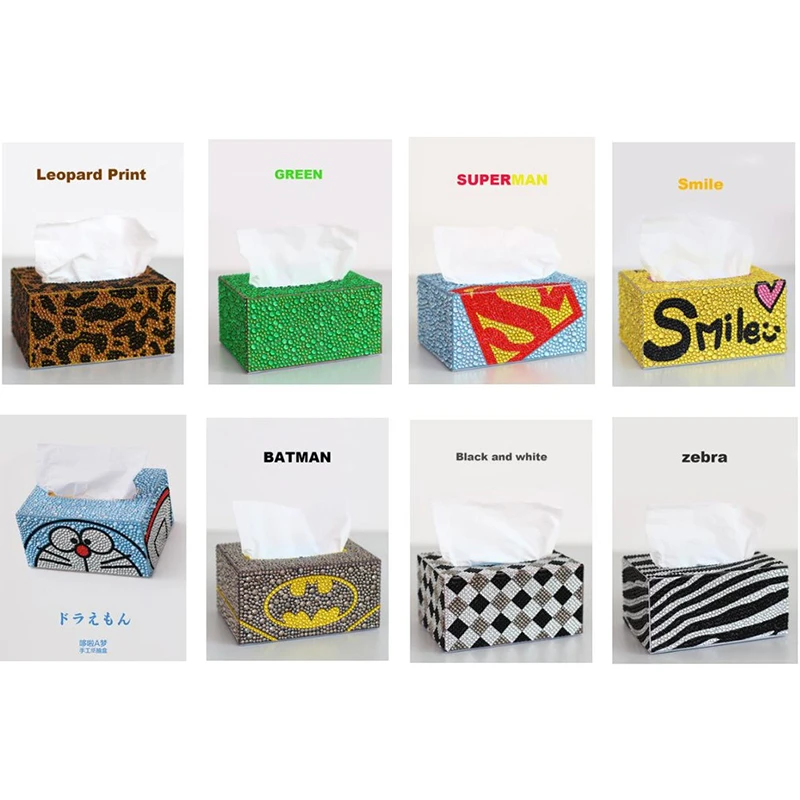 Diamond Painting Roll Tissue Box Diy Cross Stitch Storage Box Napkin Paper Box 5d Crysta Cartoon Pecial Shape Diamond Embroidery Diamond Painting Cross Stitch Aliexpress