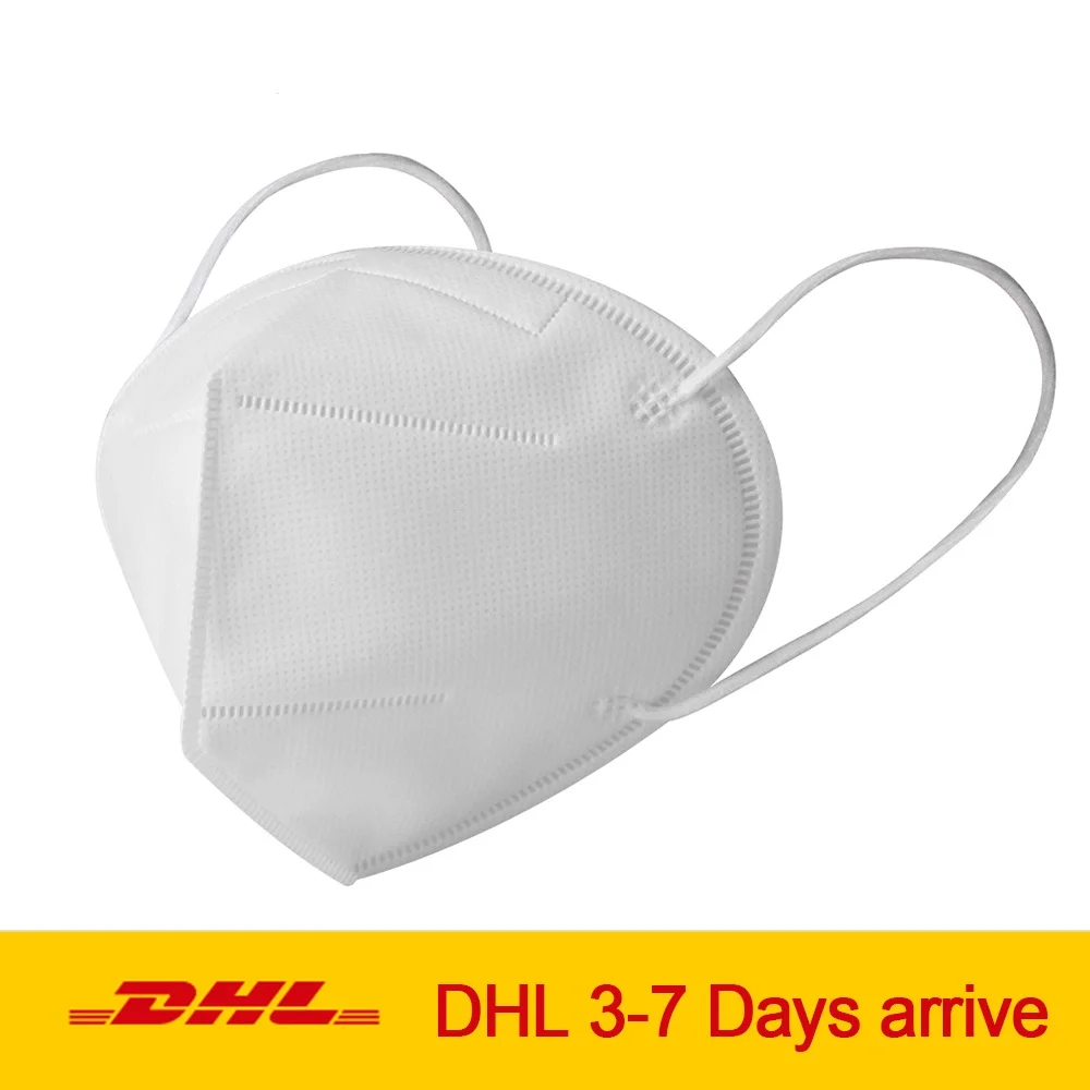 

4 layers Protective Disposable Face Mask KN95 FFP2 95% Filtration Mouth Cover Mask Dust Filter Safety N95 Masks Antiviral fiber