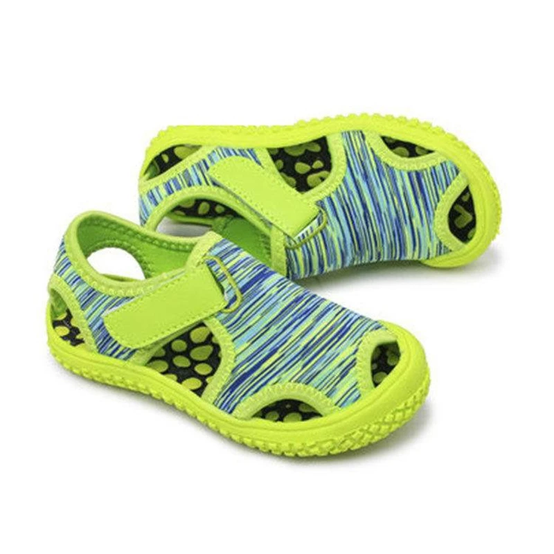 ZZFABER Children Soft Sandals for Baby Girls Boys Summer Kids Mesh Barefoot Sports Beach Shoes Non-Slip Casual Sandals Sneakers bata children's sandals