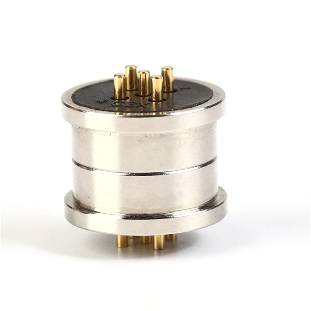Pino com Coluna de Posicionamento Conjuntos Pinos Forma Redonda Conector Magnético Pólo Pogopin Mola Carregado Pogo Conexão Anti-reverso 2 5 - Image 5