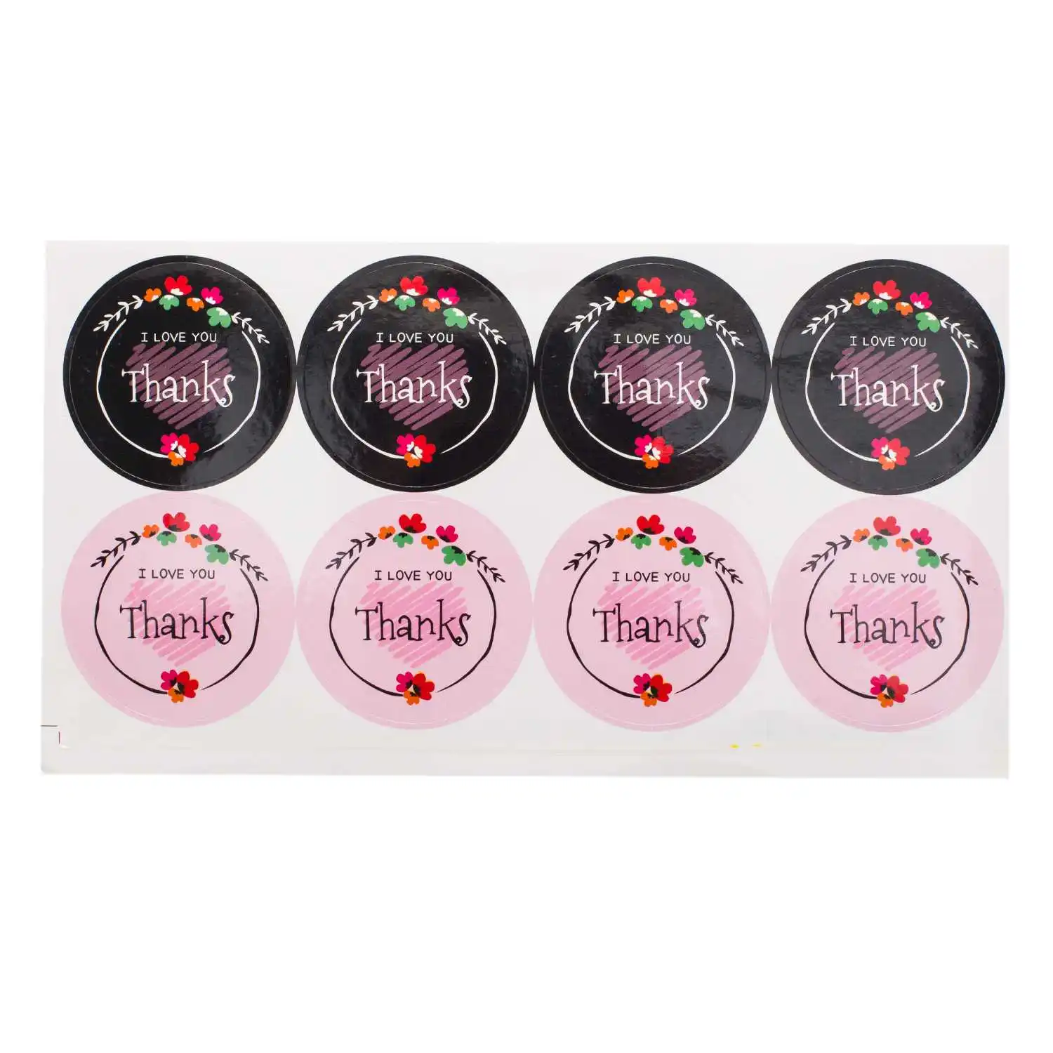 No.4 40pcs 50mm Горячие различные "спасибо" бумажные уплотнительные этикетки, наклейки, подарочные конверты, вечерние коробки, уплотнения, открытки, изготовление фото, украшения, уплотнение - Цвет: No.4 40pcs 50mm
