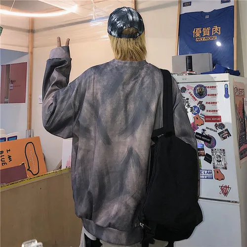 Серый Корейские толстовки с длинными рукавами и пуловер Harajuku яркое круглым вырезом в стиле хип-хоп Осенняя женская одежда vetement femme - Цвет: Серый