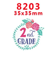 8203 30 шт мультфильм персонаж плоское украшение из смолы PR 8127 - Цвет: 8203