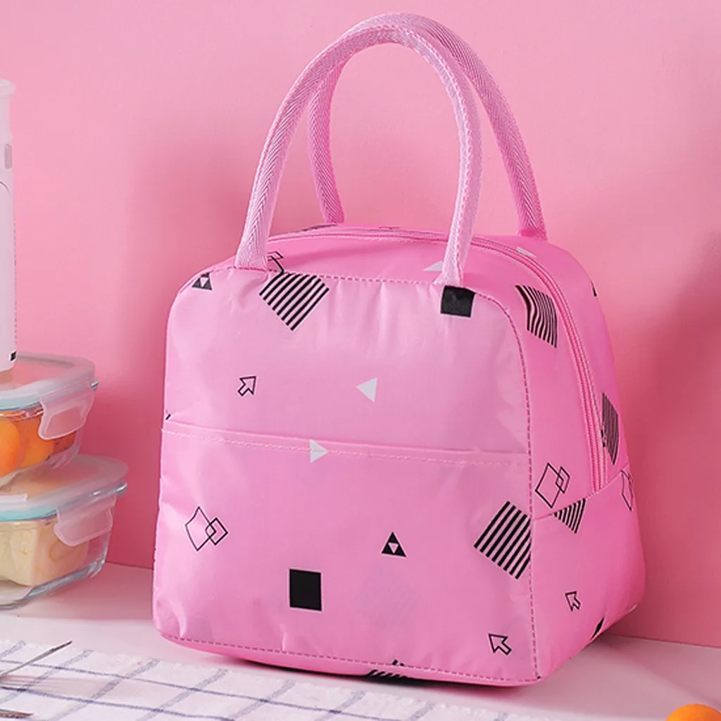 Maison Fabre 1PCs New Fresh Oxford Lunch Bags Insulation Cold Thickened Waterproof  Waterproof  Leisure Bags Cute Tote Bag 904