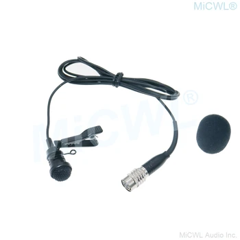 

Hight Quality Cardioid Microphone For Audio-Technica Wireless BeltPack Lavalier Lapel Mics Hirose 4Pin Plug