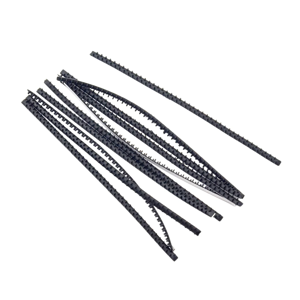 10Pcs No Skid Headband Accessory With Self Stick Rubber Teeth For Men Women