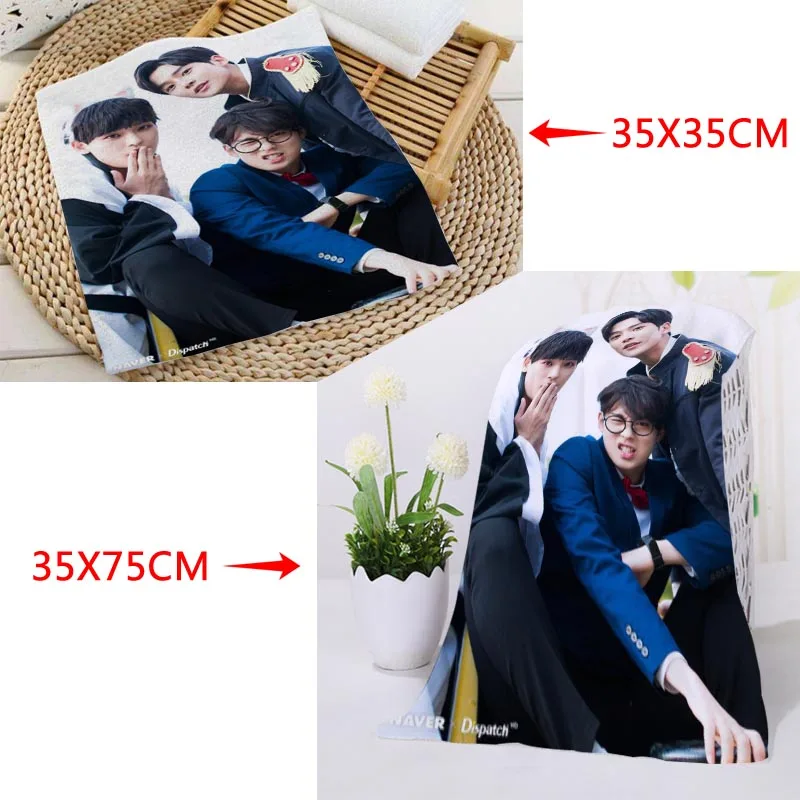35x35 см, 35x75 см полотенца на заказ KPOP SF9 печатные квадратные полотенца микрофибра Абсорбирующая сушка банные полотенца мочалка