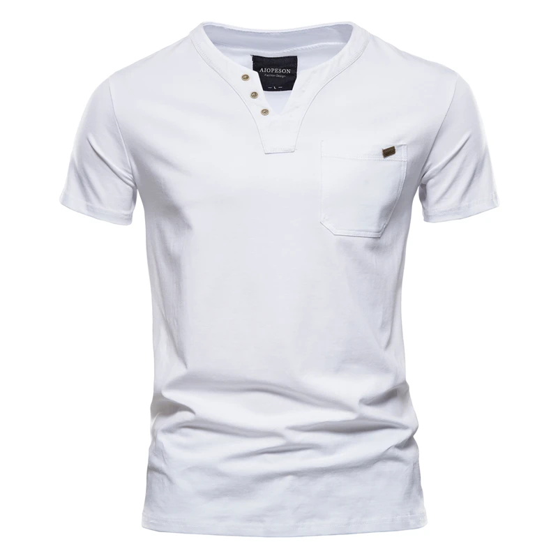 Men's Solid Color T-shirt Men's Clothing display picture 8