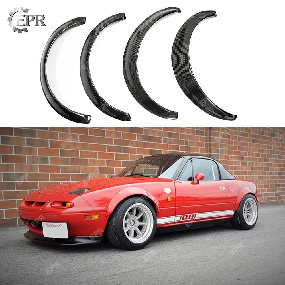 Комплект передних и задних фонарей из углеродного волокна для Mazda MX5 (1990
