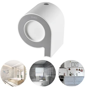 

ABS Bathroom Storage Moisture Proof Full Coverage Self Adhesive Toilet Paper Holder Punch Free Ring Shape Home Hotel Universal