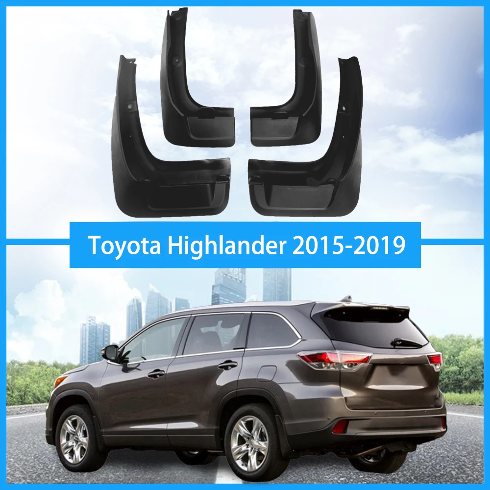 Для Toyota Highlander Брызговики автомобильные аксессуары авто Стайлинг 2003 - Цвет: 2015-2019