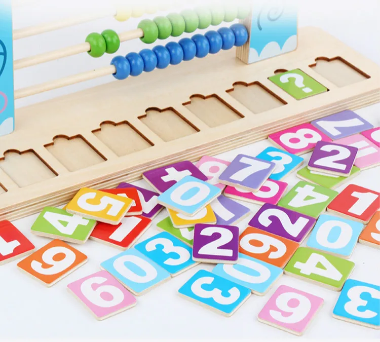 Детские деревянные Abacus Развивающие игрушки Diy арифметические вычисления Монтессори Обучающие Детские игрушки детские дошкольные игрушки