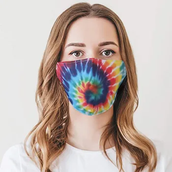 

Colorful swirl print Mouth Masks Dustproof Cotton Breathable Face Mask Washable Reusable Earloop Mask mascara facial protectora