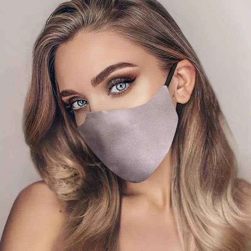 

Unisex Shining Cotton Mask Rhinestone Decoration Elastic face Dance Party Cosplay Night Club Crystal Masks Face