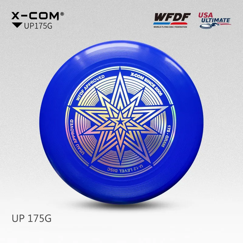 Deluxe Model New Pure Material Non-Recycling 1 Pack 1 Storage Bag Over 17 Stickers HHD X-Com Ultimate Disc 175 Gram Flying Disc USA Ultimate Championship Level of WFDF and USAU Disc 
